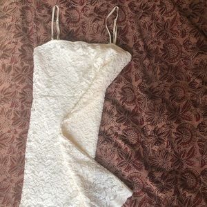 Zara White Lacey dress